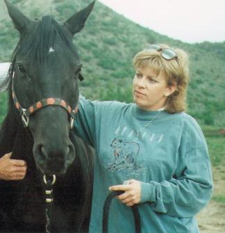 Tina and horse